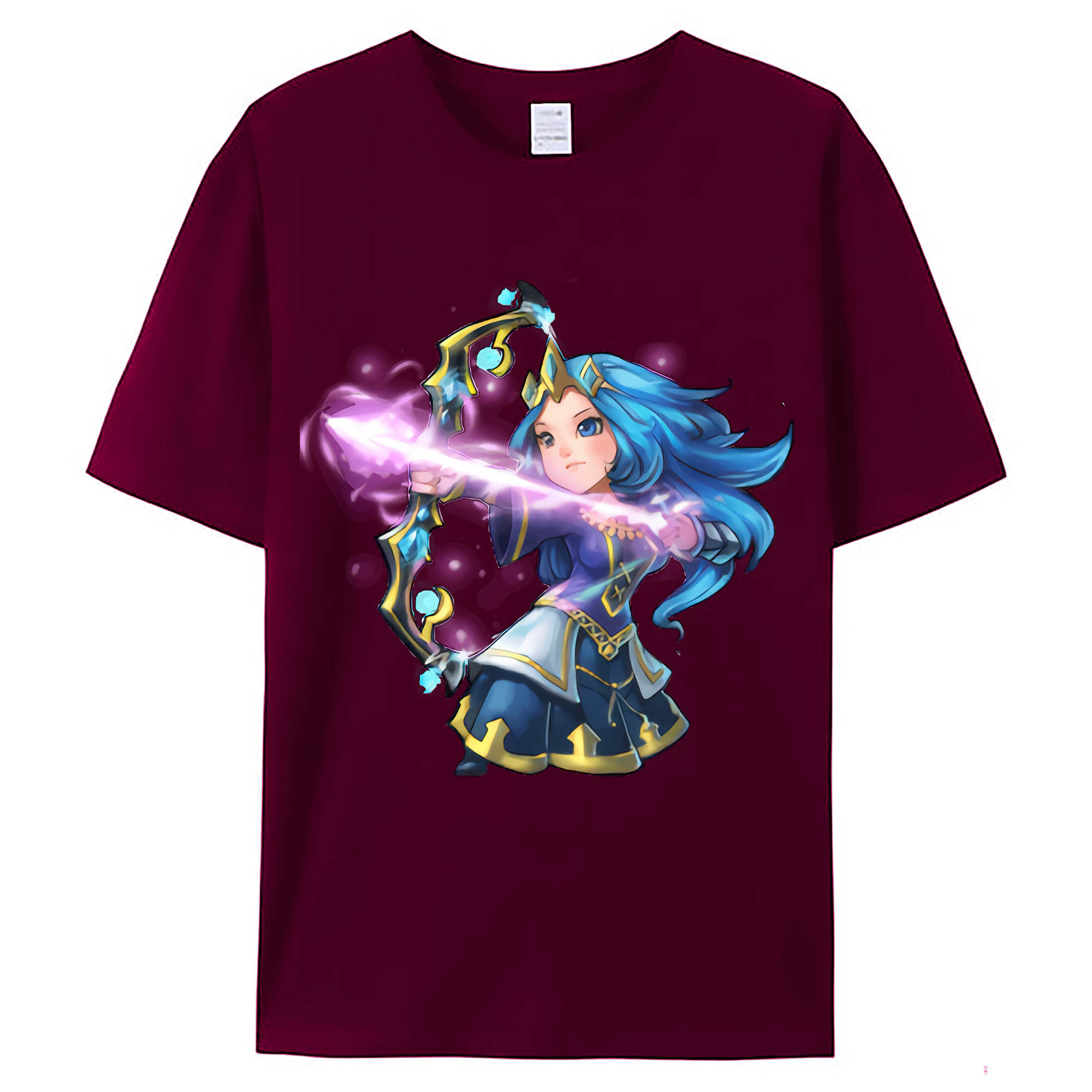 （画像用） リーグ・オブ・レジェンド League of Legends LOL レディースカジュアルプリントTシャツ（綿100％）